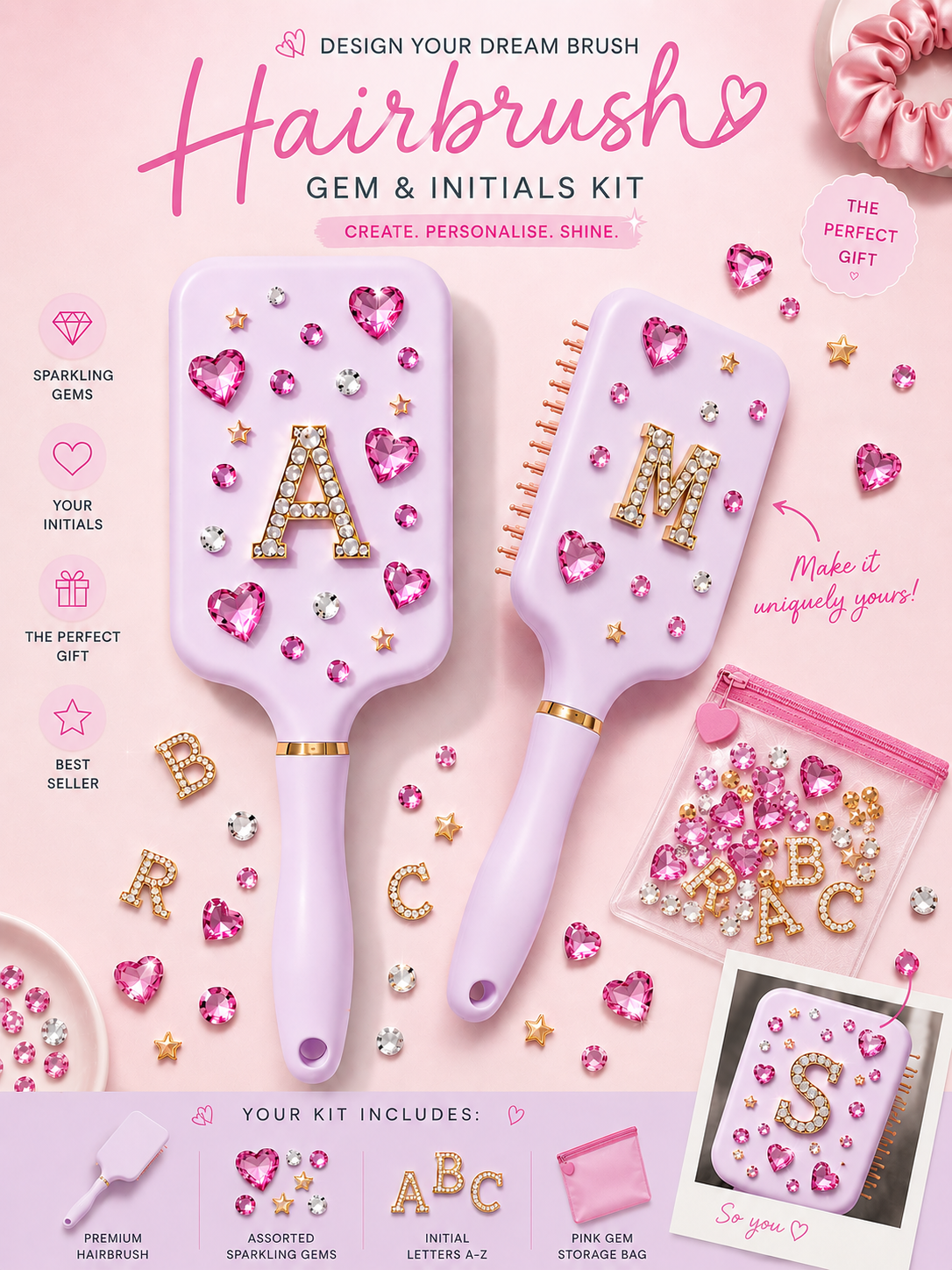 Personalised Hairbrush
